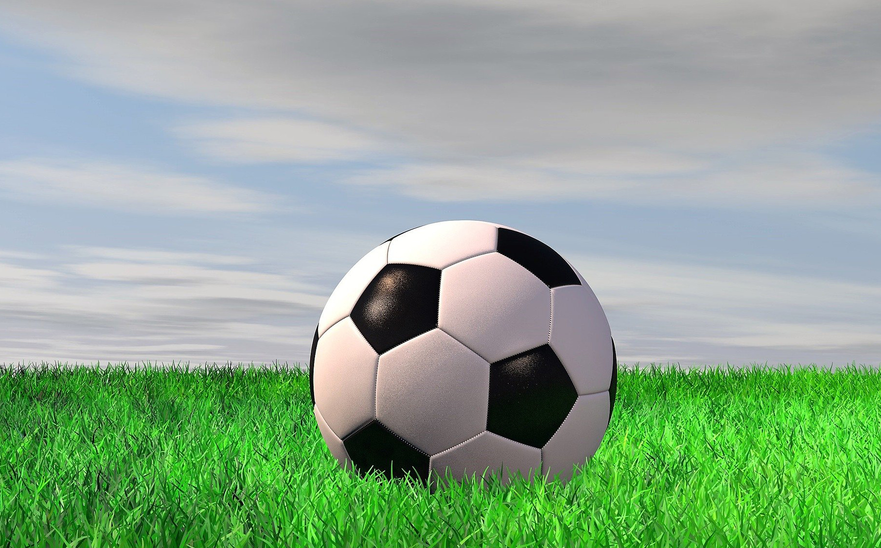Soccer on grass